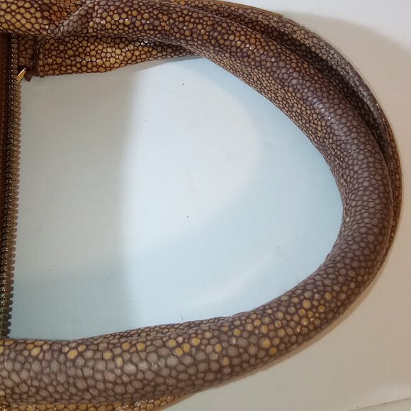 RARE Henri Bendel New York Vintage Leather Hand Bag w/ Compact - Picture 16 of 16